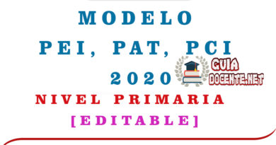 Modelo PEI – PAT – PCI 2019-2020