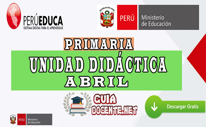 Unidad didáctica I Abril - Primaria