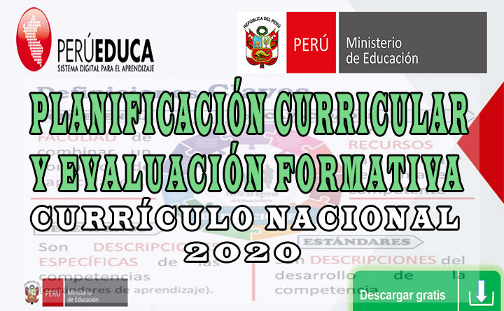 Currículo Nacional - Planificación Curricular y Evaluación Formativa