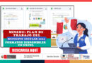 Descarga el Plan de Trabajo del Municipio Escolar 2025 del Minedu con todos los formatos en Excel