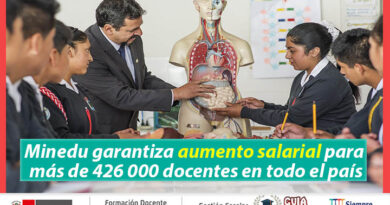 Aumento de Sueldo Docente: Minedu confirma pago del Segundo Tramo y Nueva Escala Magisterial