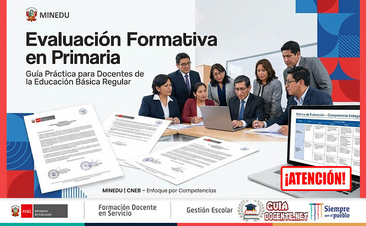 Evaluación formativa en Educación Básica Regular: Guía práctica para docentes de Primaria