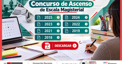 Pruebas anteriores del Concurso de Ascenso de Escala Magisterial Pruebas anteriores del Concurso de Ascenso de Escala Magisterial
