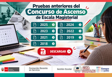 Pruebas anteriores del Concurso de Ascenso de Escala Magisterial
